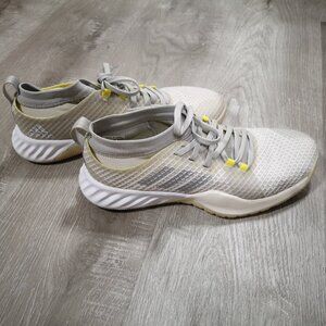 Adidas Training Bounce Ladies Size 8 Knit Sock Lace Closure Sneakers